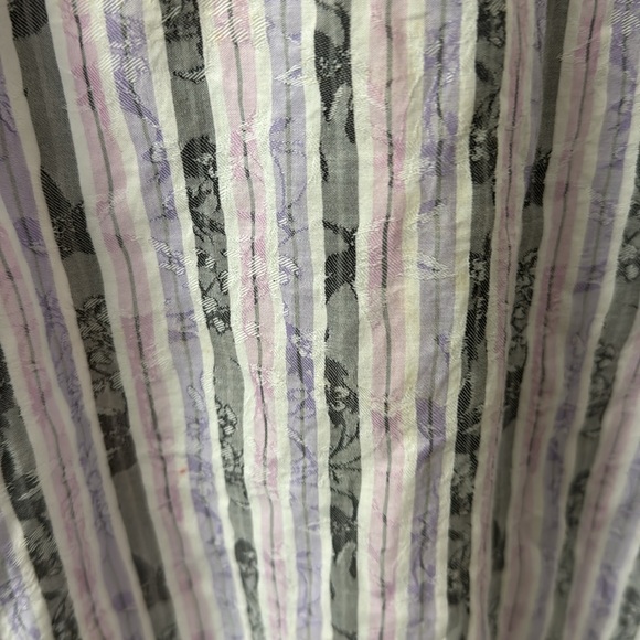 COOGI Luxe EUC Men’s Purple, Lavender, White and Gray Stripped Shirt - Picture 12 of 17